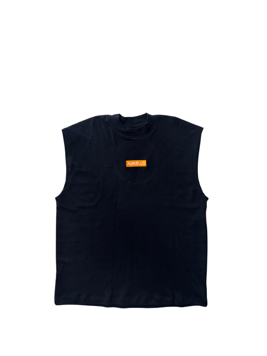 Auriello Logo Black Vest