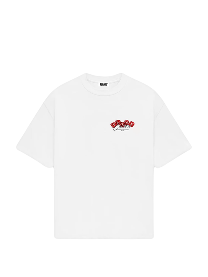 Flame Culture Dice White T-Shirt