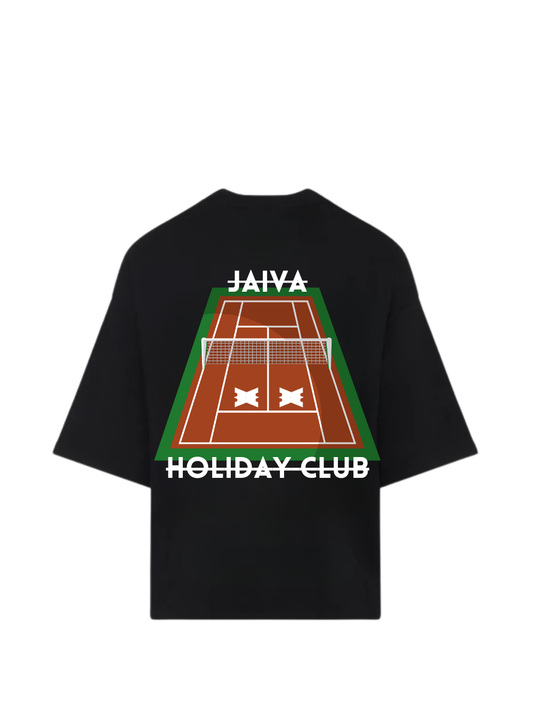 Jaiva Holiday Club Oversized Black T-Shirt