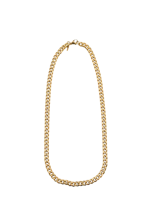 Luminary Cubin Gold Chain 7mm