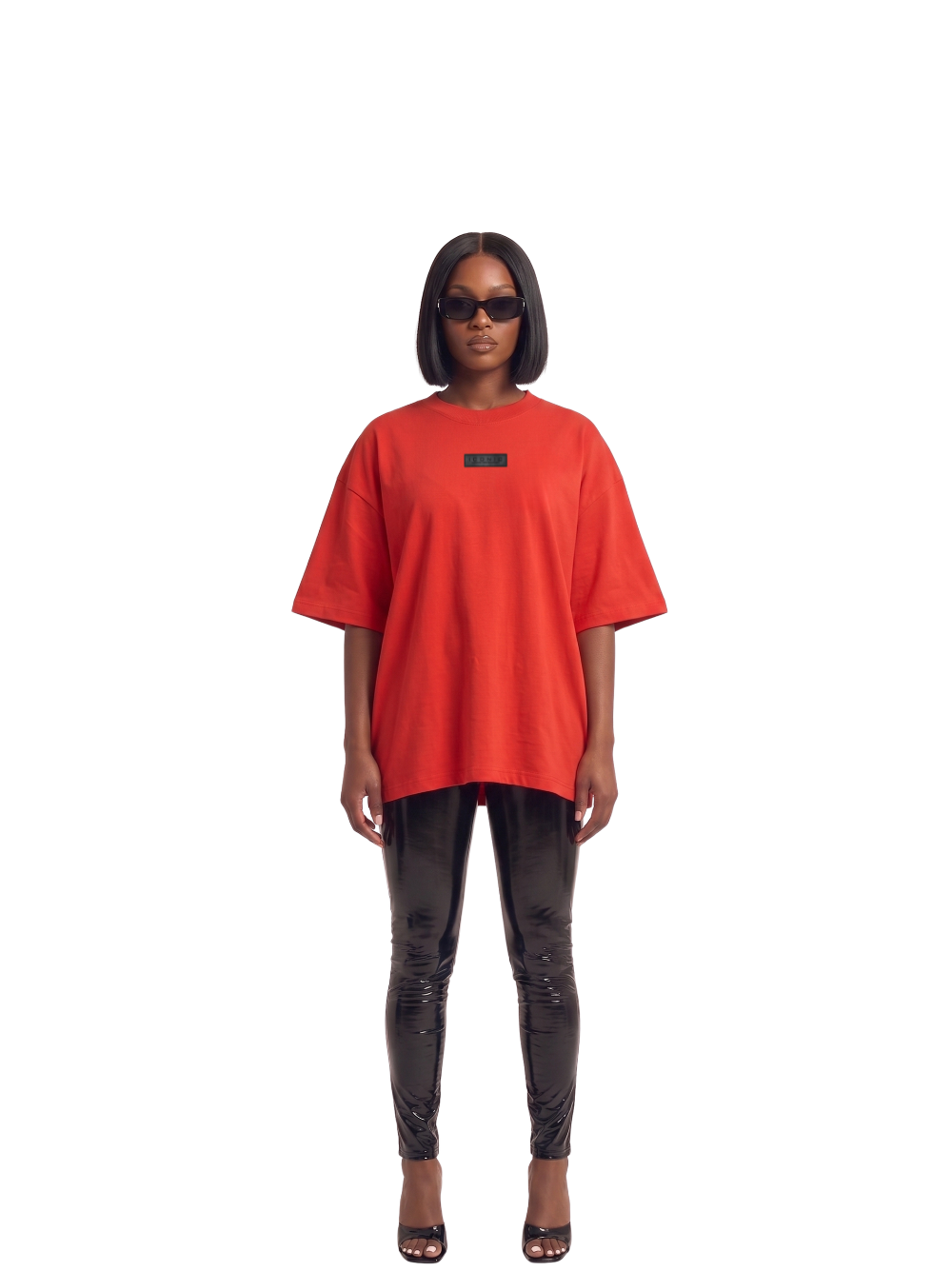 Iconic Rubber Patch Essentials Orange T-Shirt