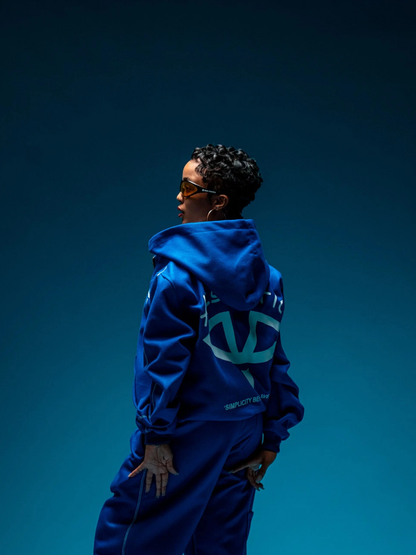 Aesthetic Visionary Blue Tracksuit