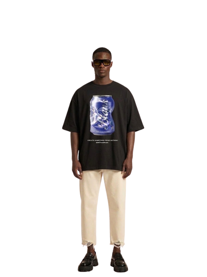 Blank Metal Can Black T-Shirt