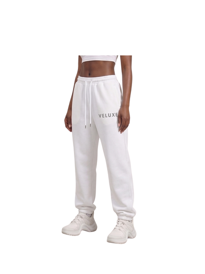 Veluxe White Sweatpants