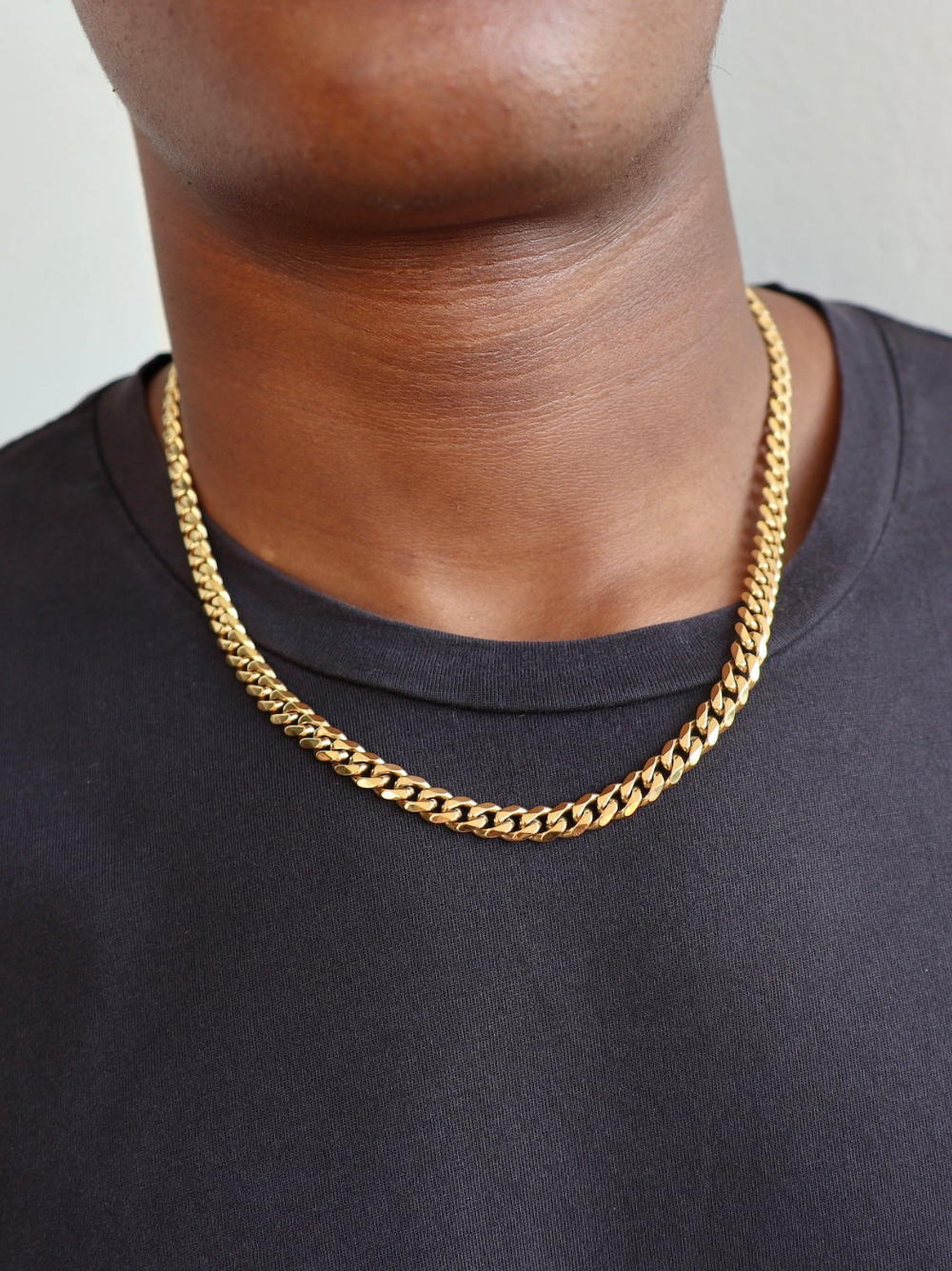 Luminary Cubin Gold Chain 7mm