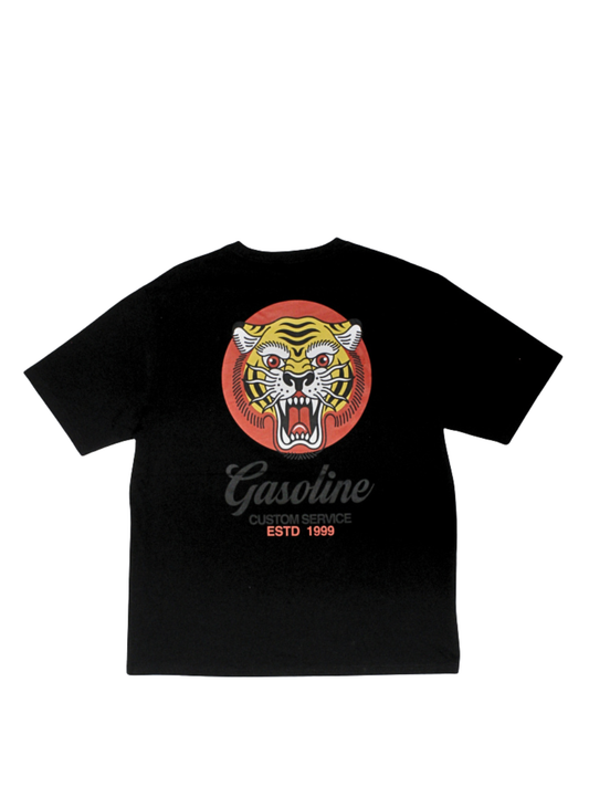 Gasoline Retro Black T-Shirt
