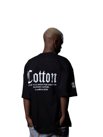 Cotton Killa Essential Black T-Shirt