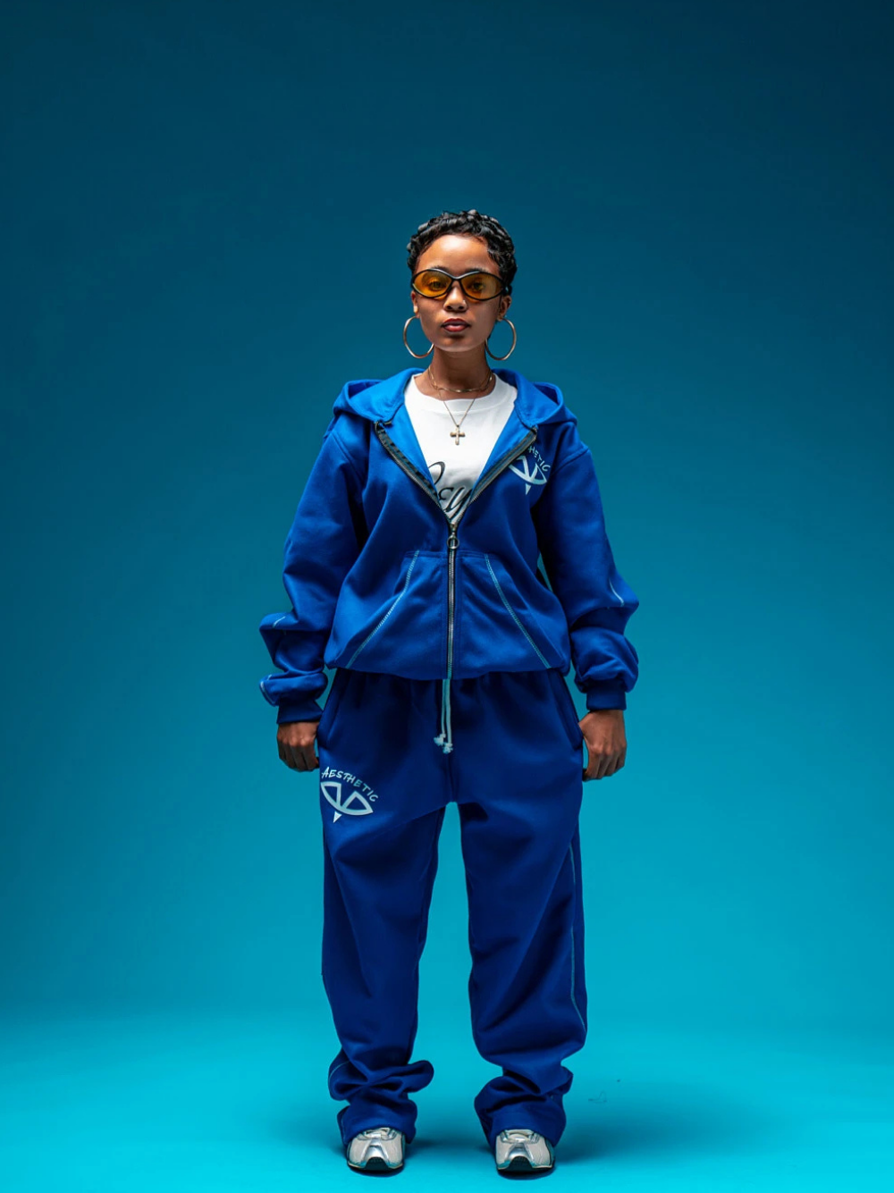 Aesthetic Visionary Blue Tracksuit