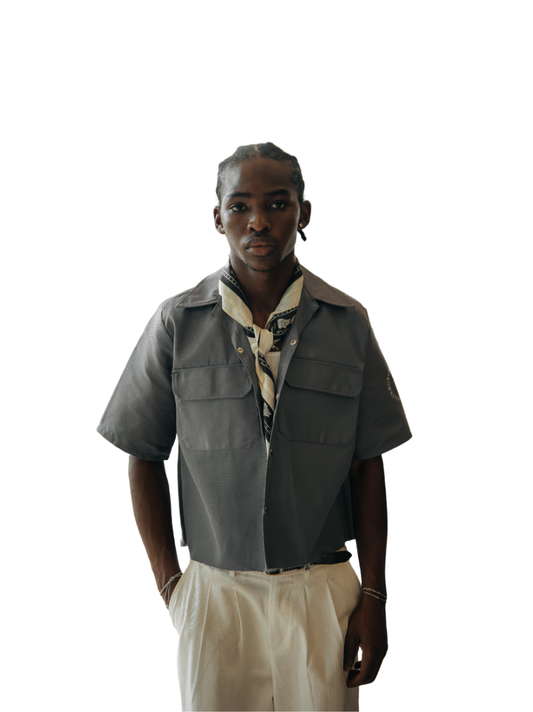 Sofutoboi Grey Cargo Shirt
