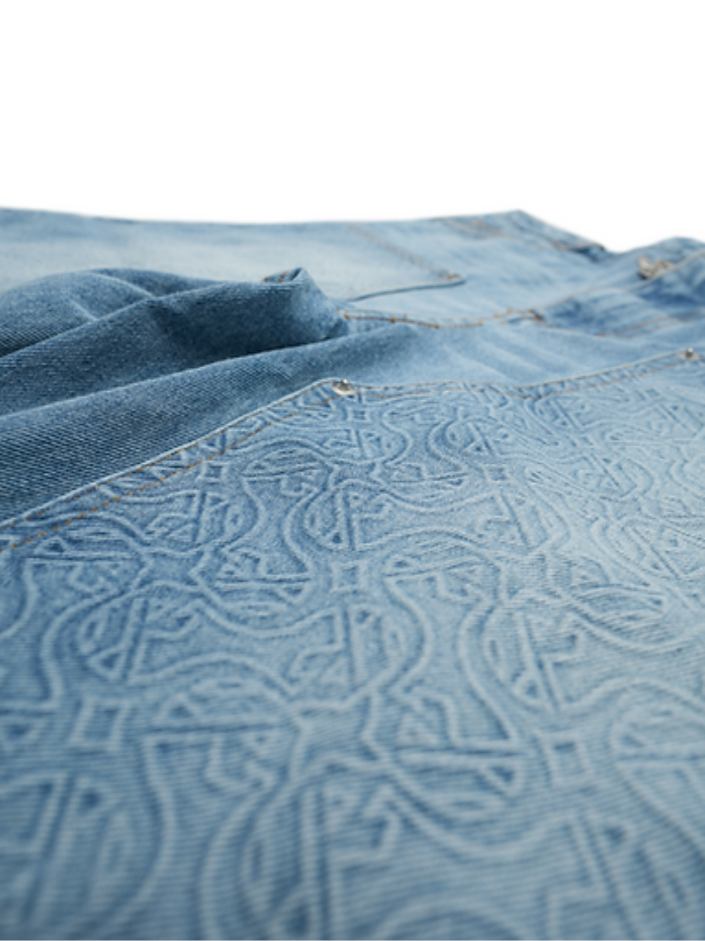 Empire Multi Logo Denim Jorts