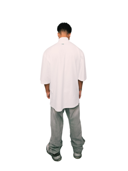 Kai Eleven Full White Embroidered T-Shirt