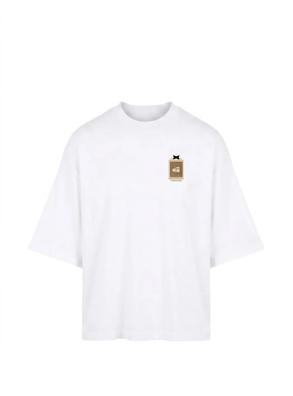 Jaiva Zaka Oversized White T-Shirt