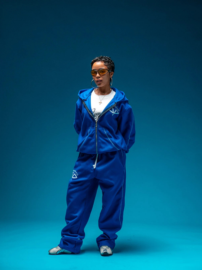 Aesthetic Visionary Blue Tracksuit