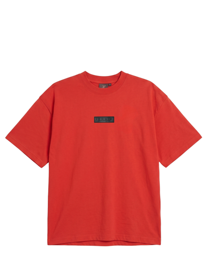 Iconic Rubber Patch Essentials Orange T-Shirt
