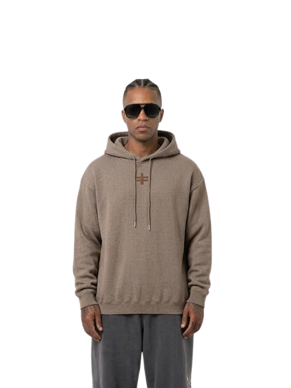 Rare Blaq Essential Beige Hoodie