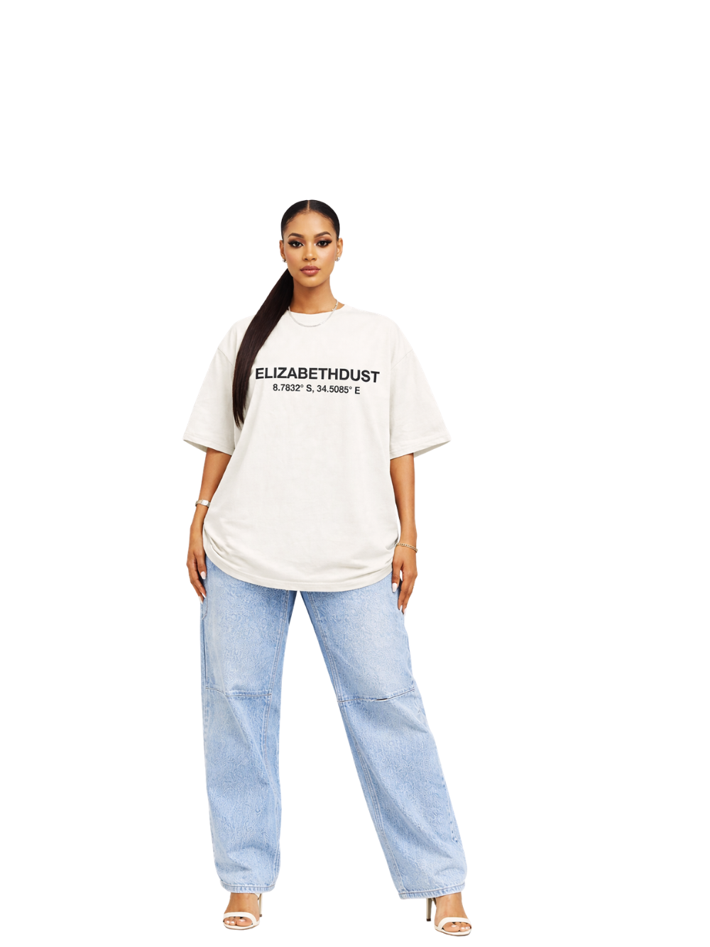 Elizabeth Dust Dream White T-Shirt