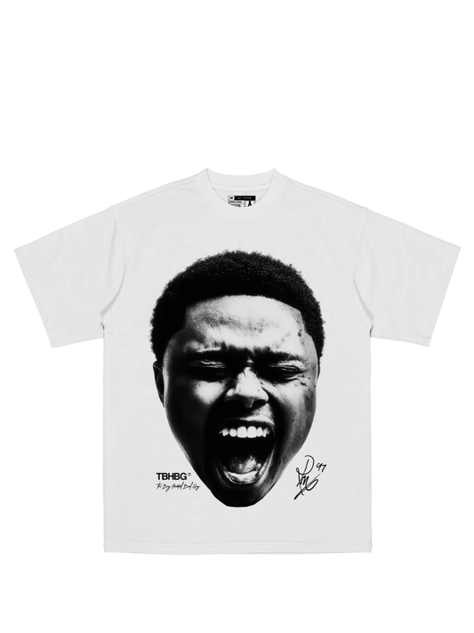 Mercha A-Reece Face White T-shirt