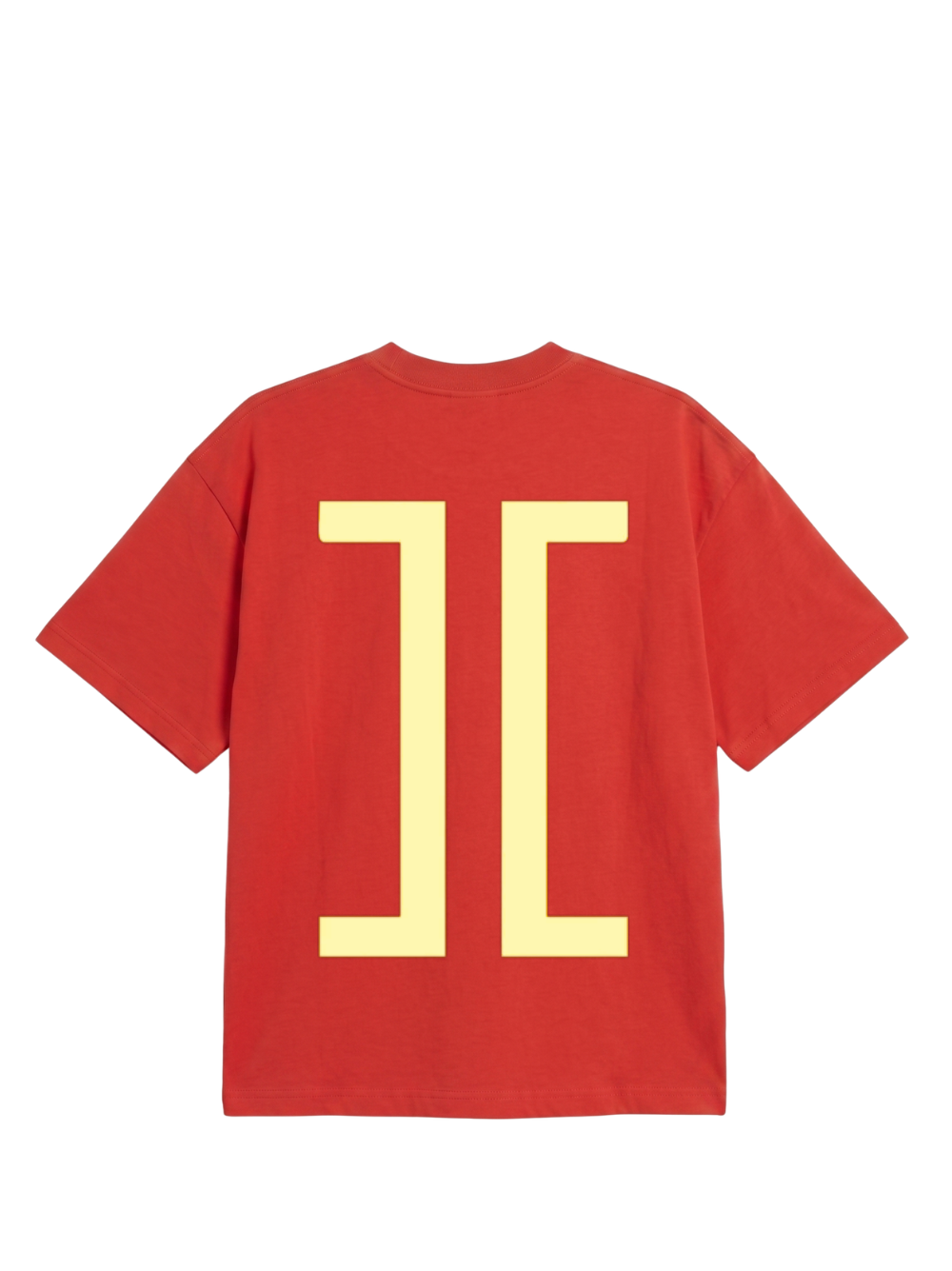 Iconic Rubber Patch Essentials Orange T-Shirt