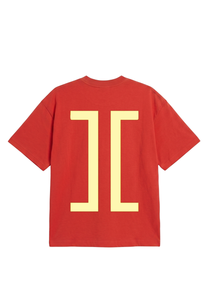 Iconic Rubber Patch Essentials Orange T-Shirt