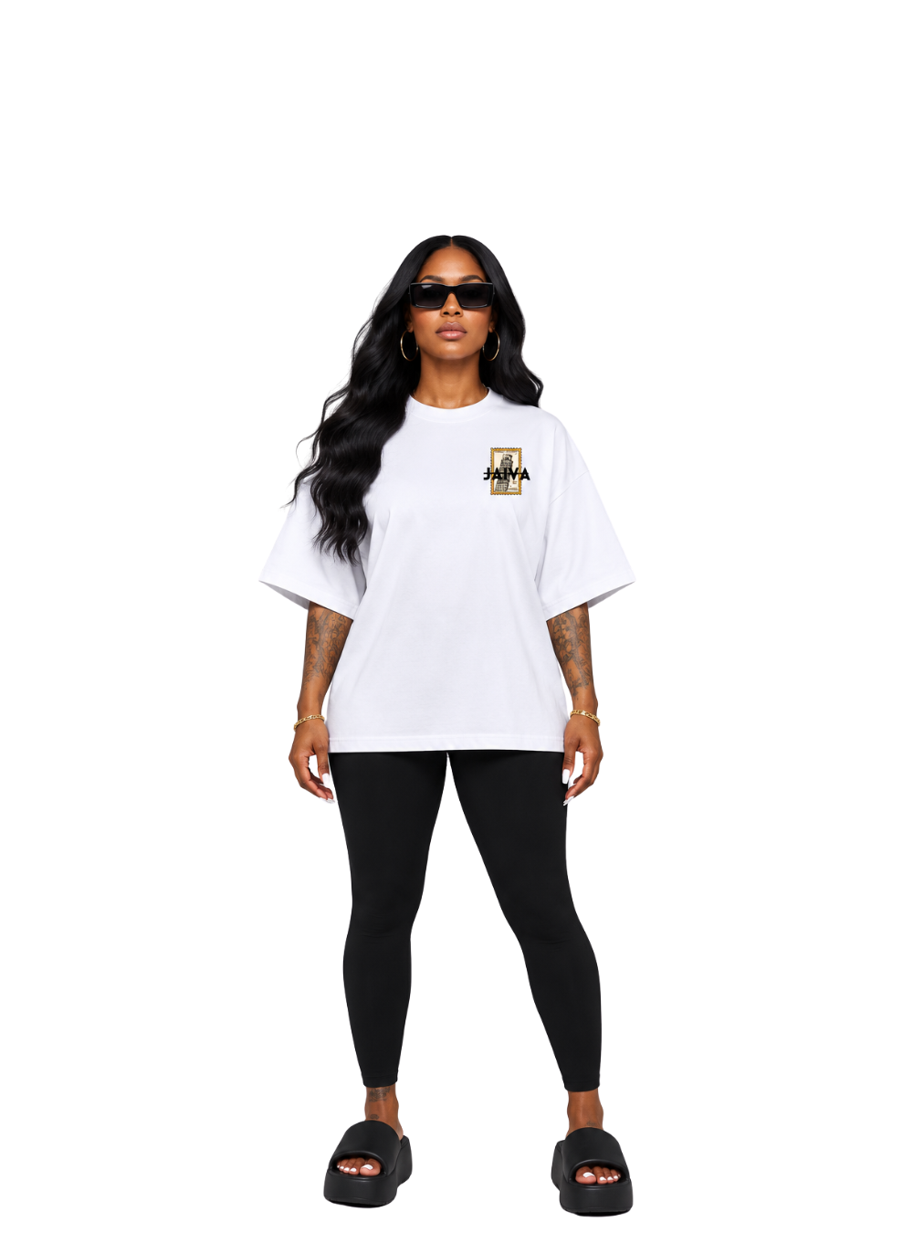 Jaiva Italian Oversized White T-Shirt