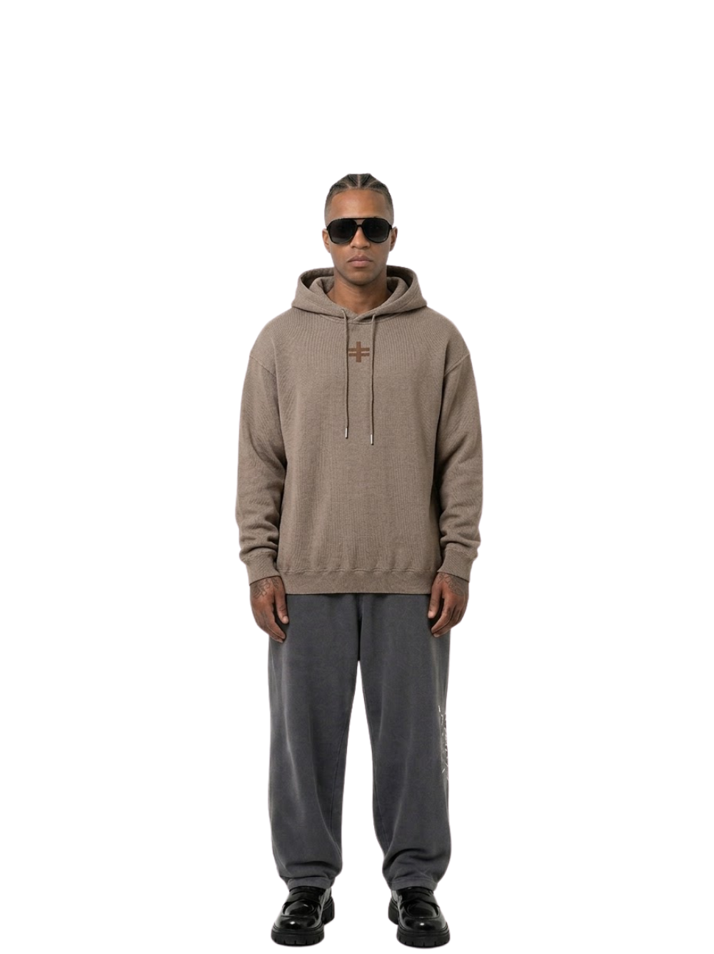 Rare Blaq Essential Beige Hoodie