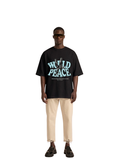 Blank World Peace Black T-Shirt