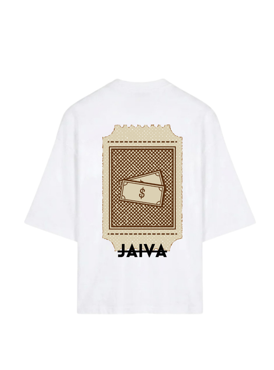 Jaiva Zaka Oversized White T-Shirt