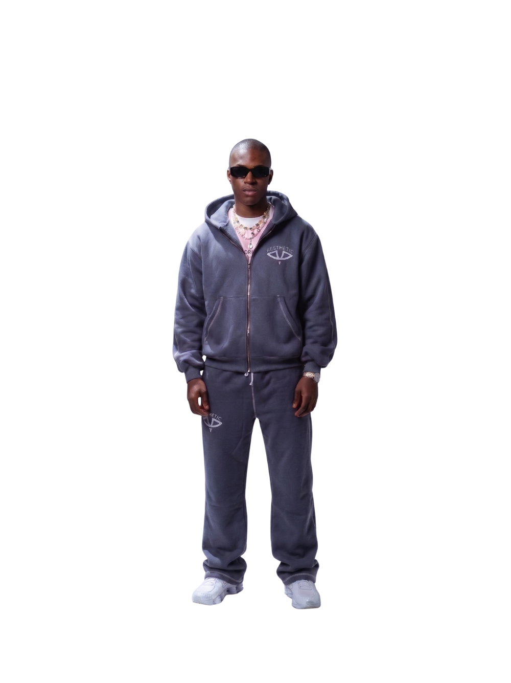 Aesthetic Visionary Grey Tracksuit
