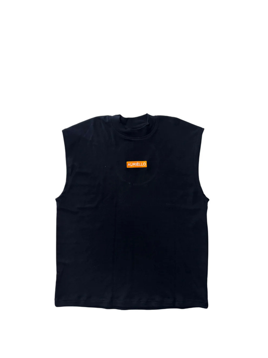 Auriello Logo Black Vest