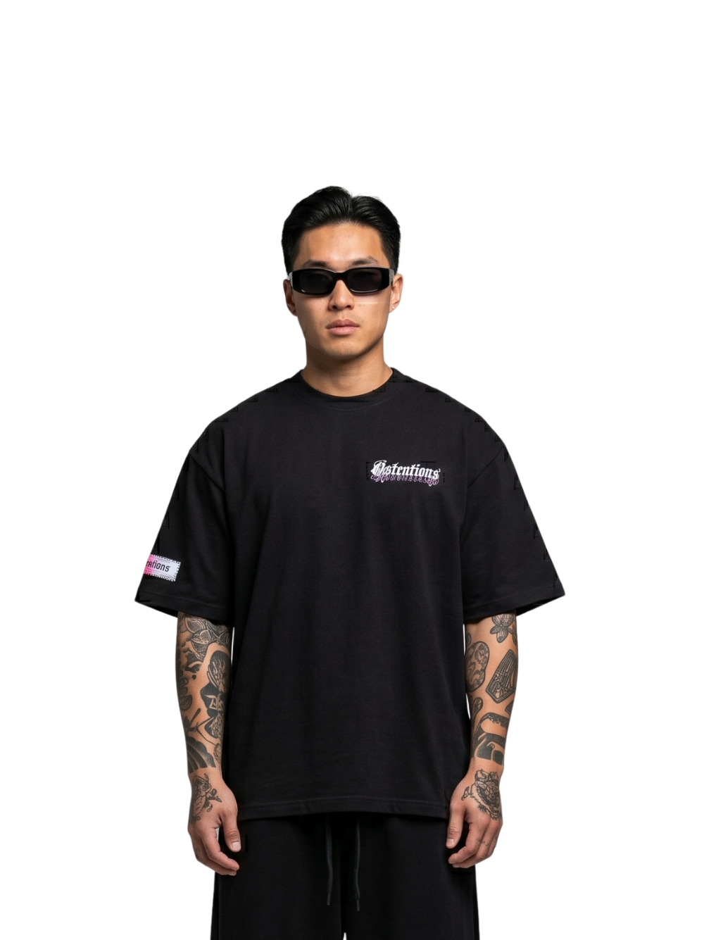 Ostentious Logo T-Shirt Black