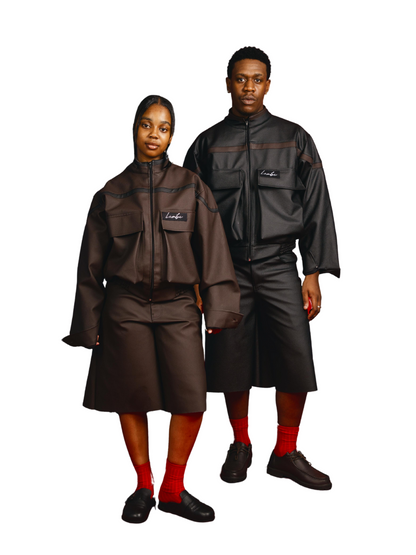 Lembe Black Leather Jacket