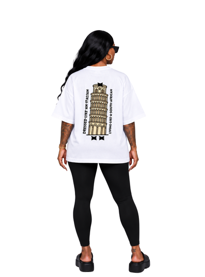 Jaiva Italian Oversized White T-Shirt