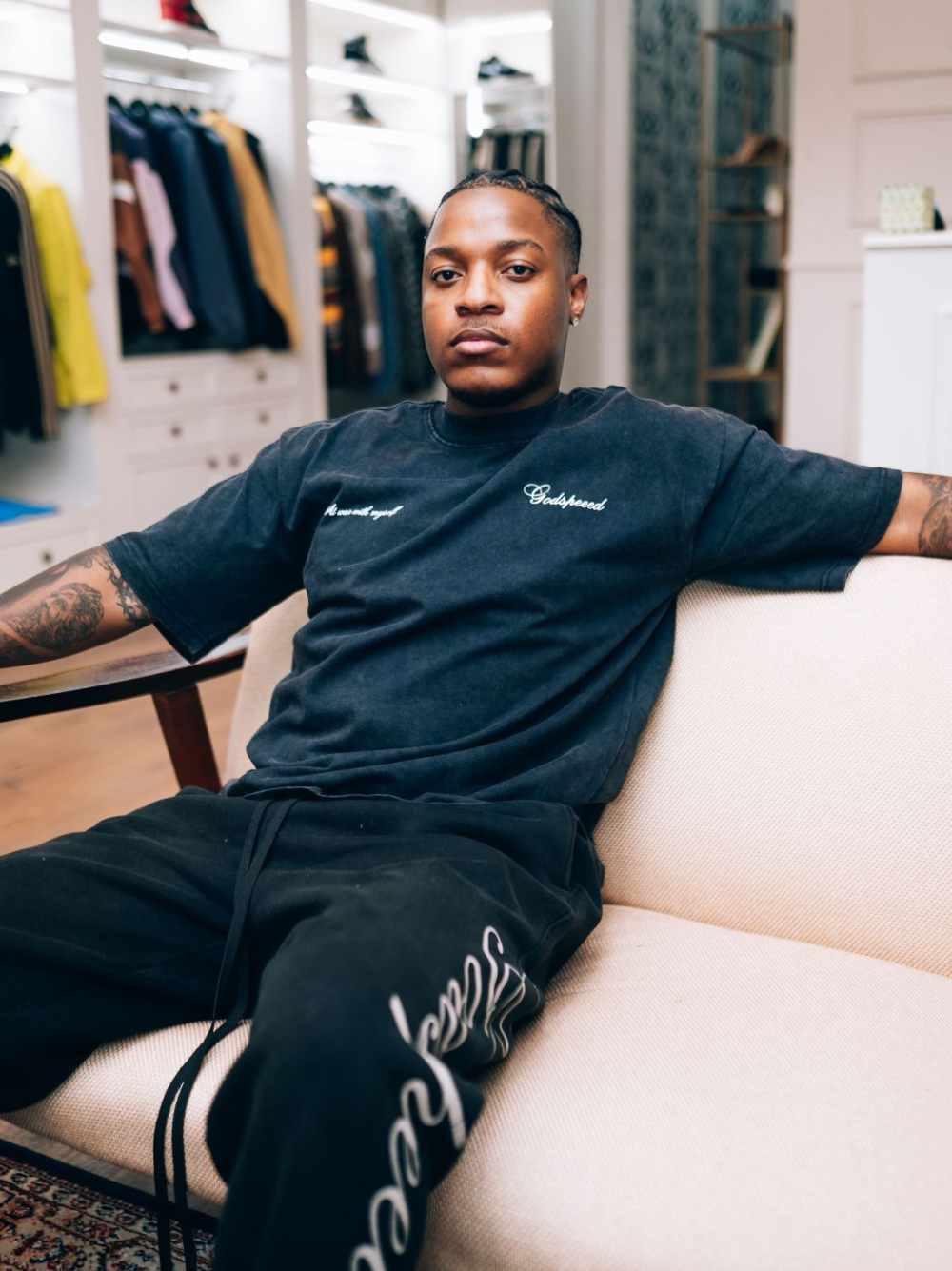 Godspeed At War With Myself Black T-Shirt