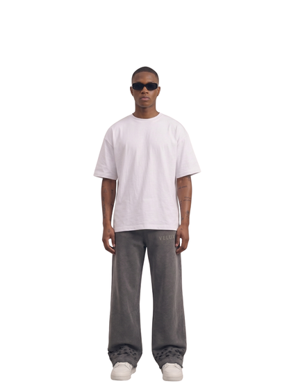 Veluxe Washed Grey Sweatpants