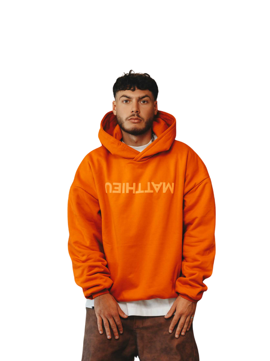 Micael Matthews Orange Hoodie