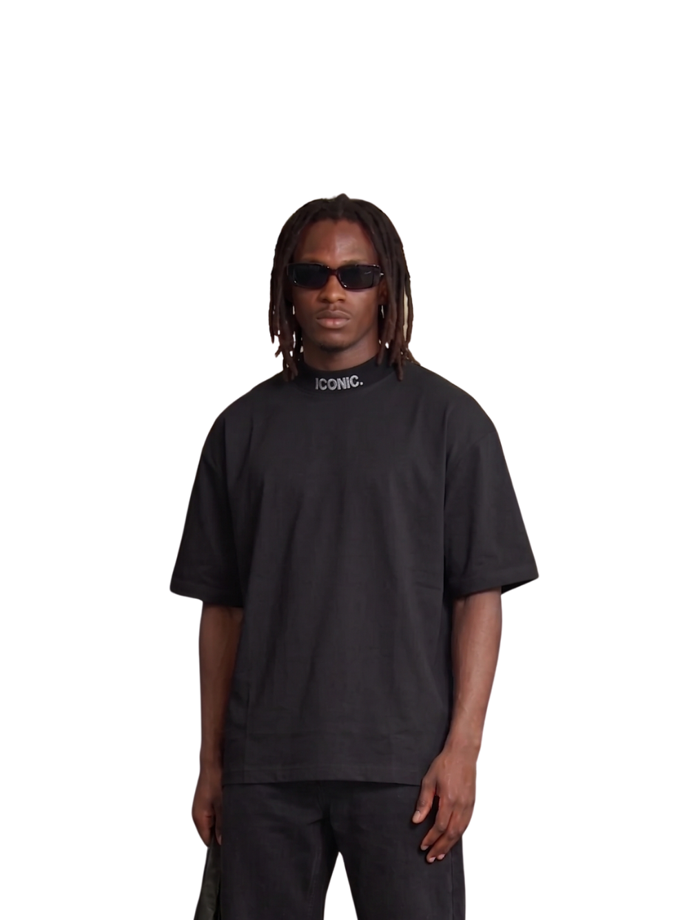 Iconic Clothing Neck Print T-Shirt