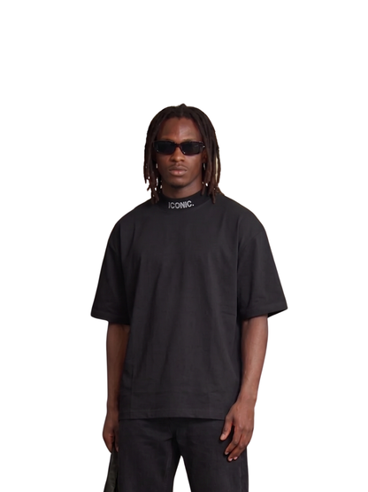 Iconic Clothing Neck Print T-Shirt