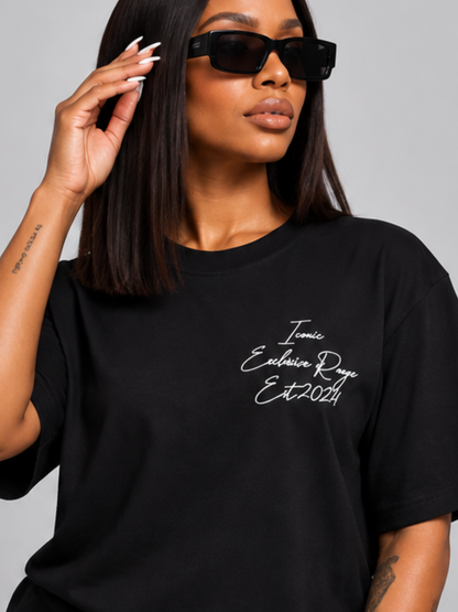 Iconic Black Exclusive Signature T-Shirt