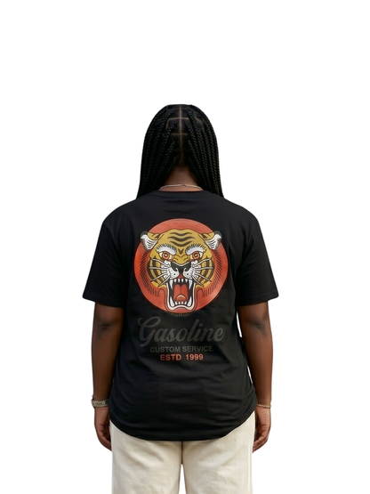 Gasoline Retro Black T-Shirt