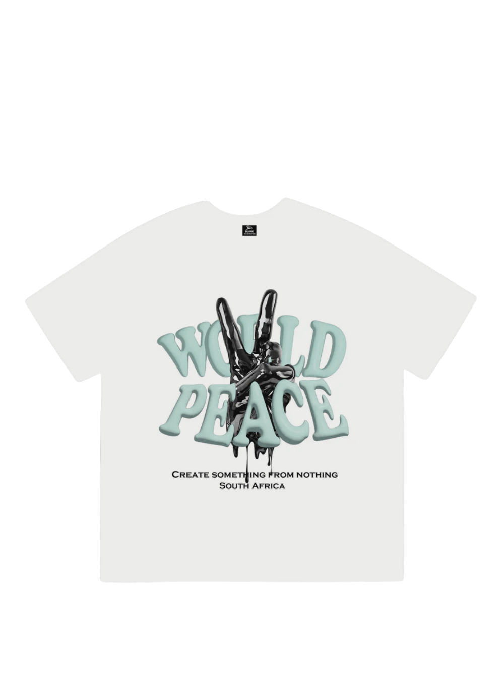 Blank World Peace White T-Shirt
