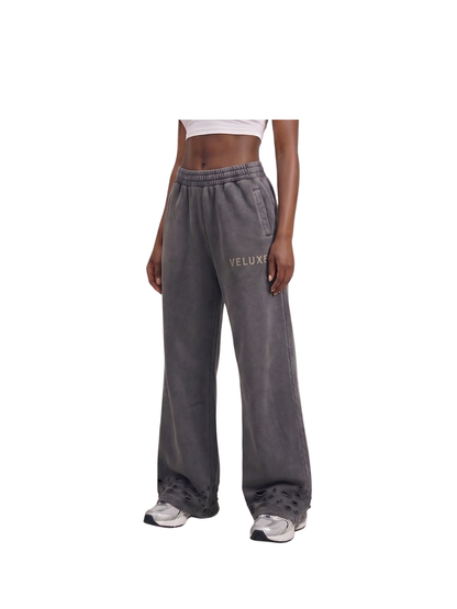 Veluxe Washed Grey Sweatpants