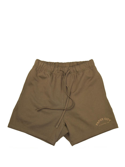 Paper City Brown Essential Shorts