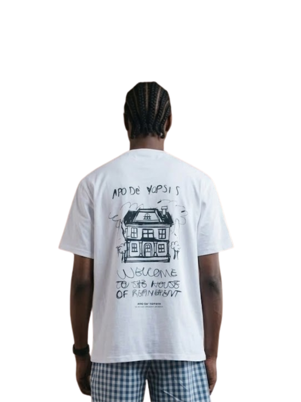 APO Dé YOPSIS The House White T-Shirt