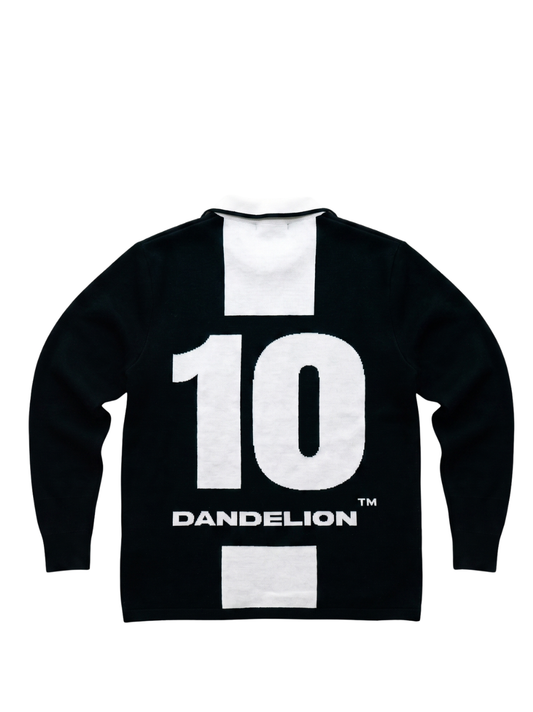 Dandelion Black Football Sweater