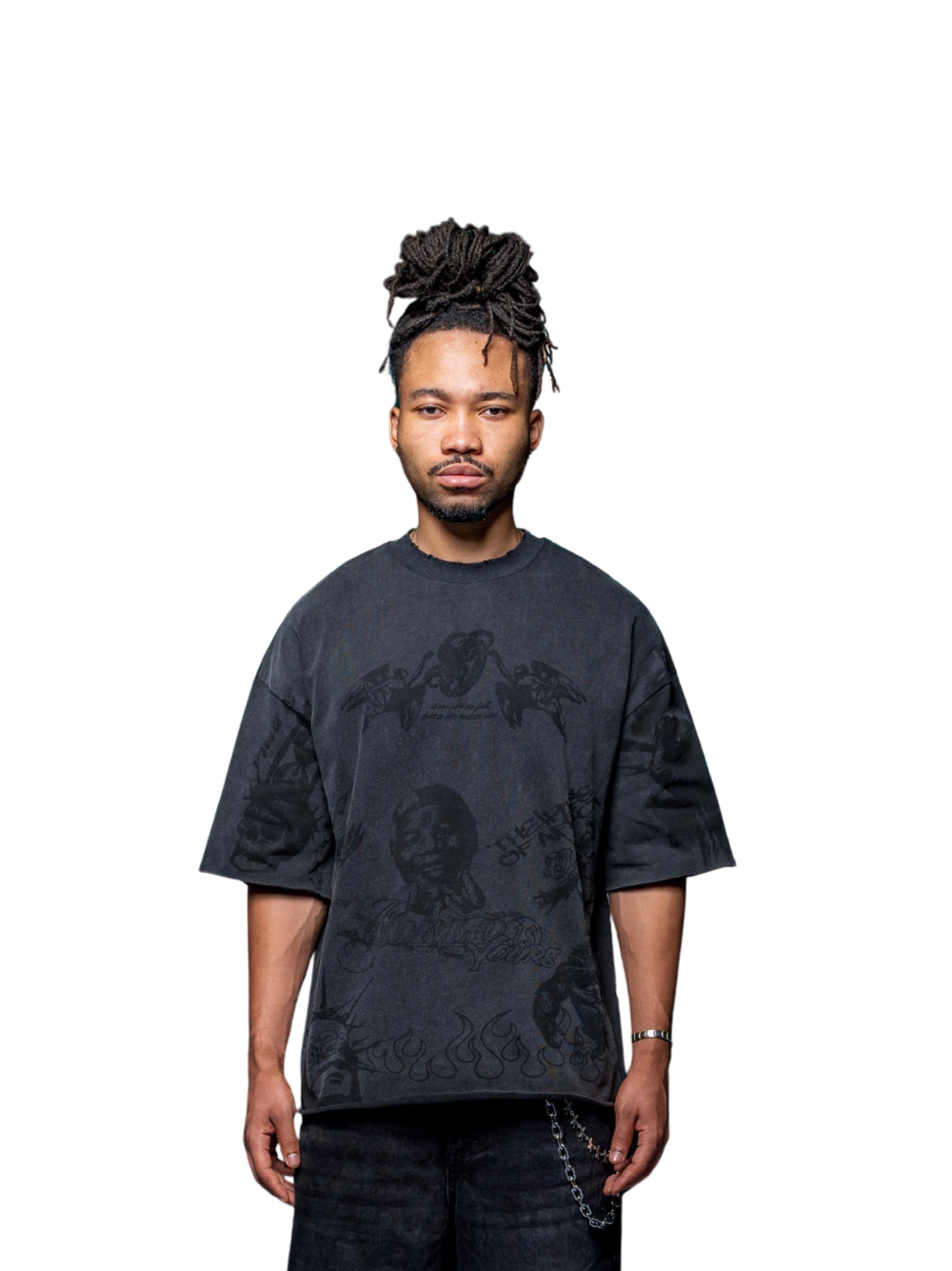Ostentious Mandela Black T-Shirt