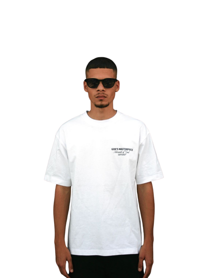 God's Masterpiece Script White T-Shirt