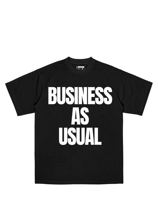 Mercha Business As Usual Back T-Shirt