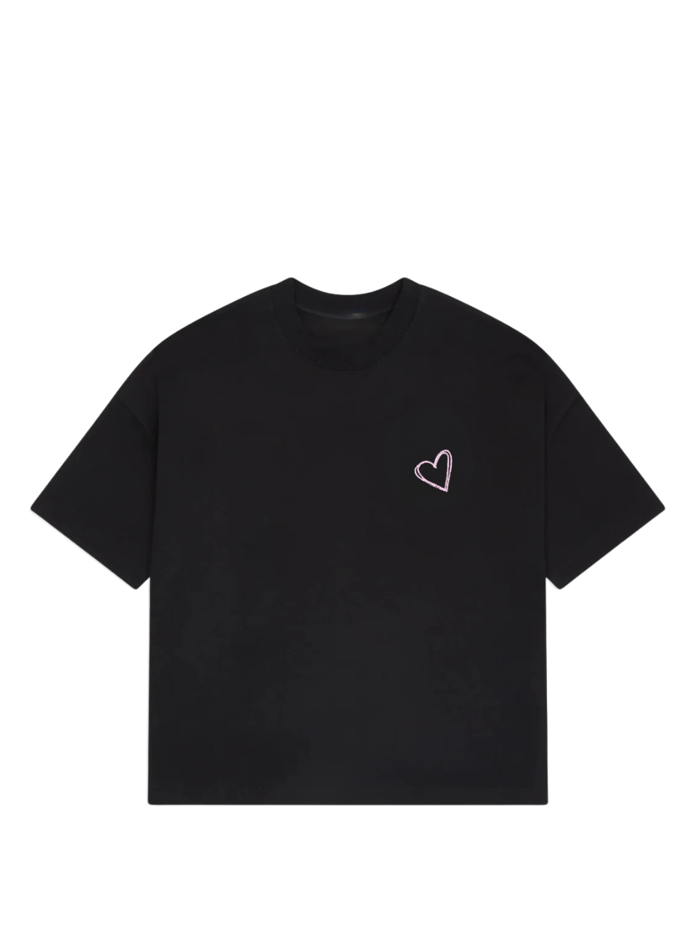 Mina Boss "Lover" Oversized Black T-Shirt