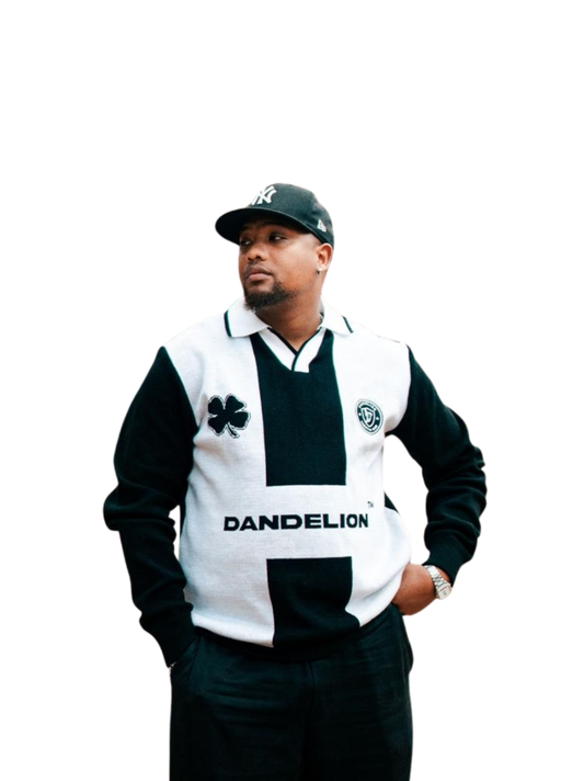 Dandelion Black Football Sweater