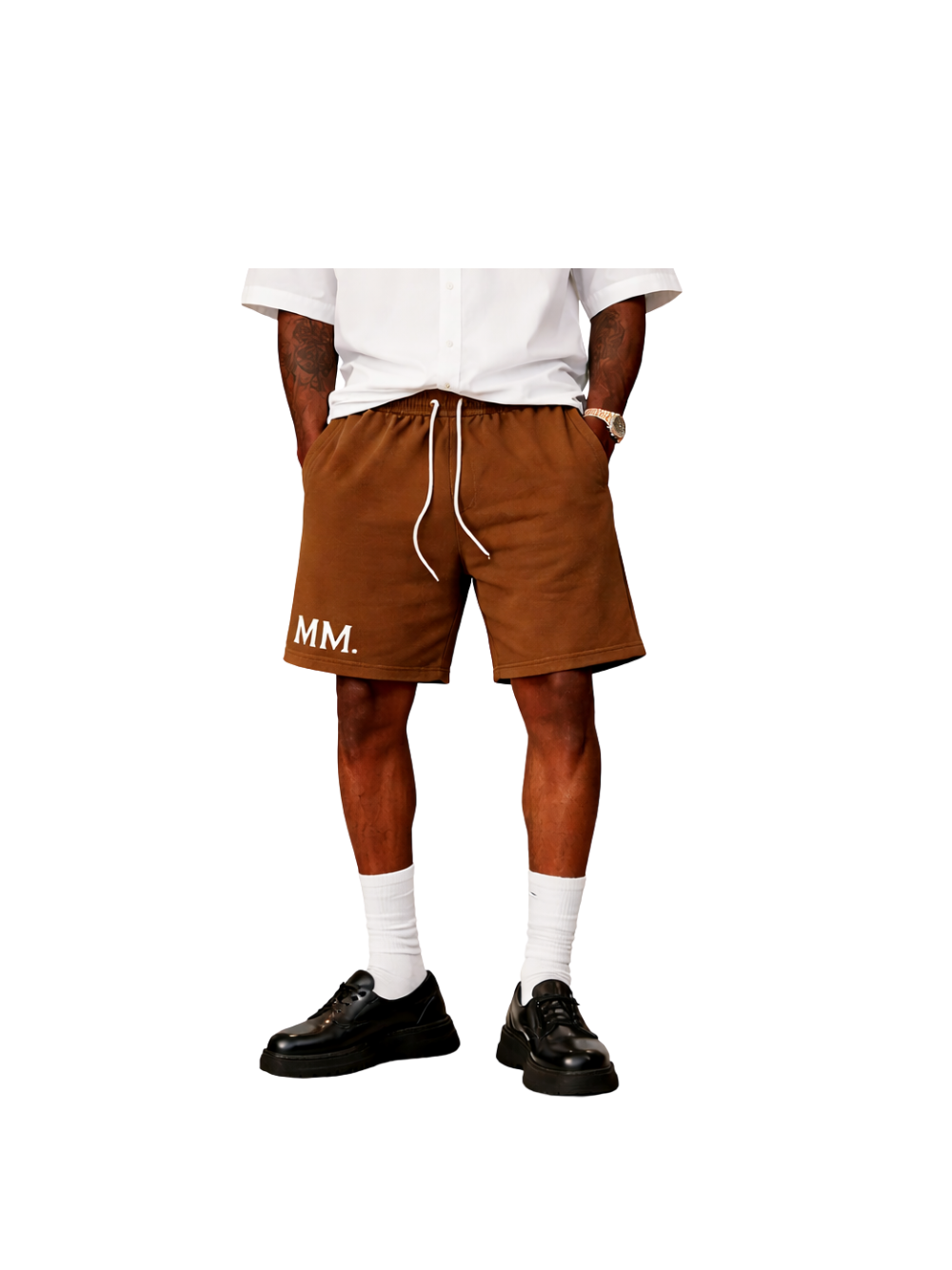 Micael Matthews Signature Brown Shorts